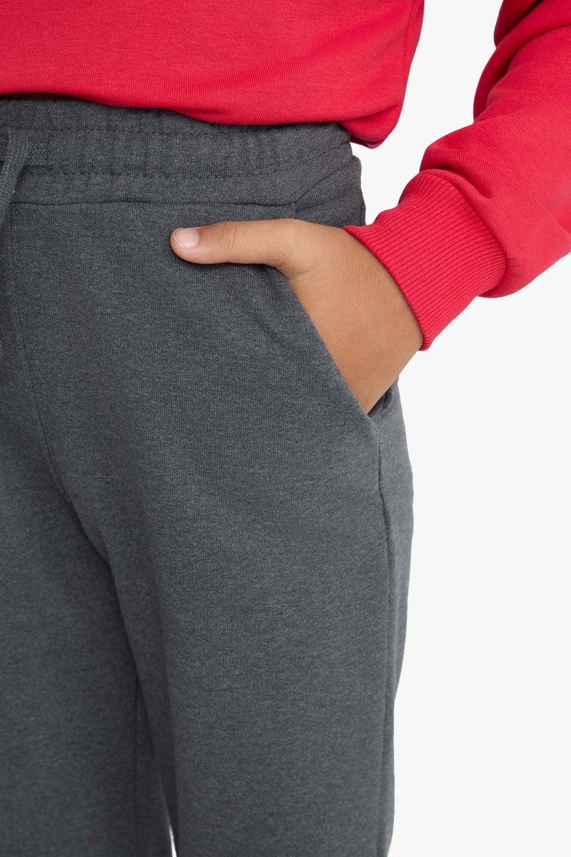 DeFacto Grey Boy Boy Elastic Waist Jogger Sweatpants Casual - Image 5